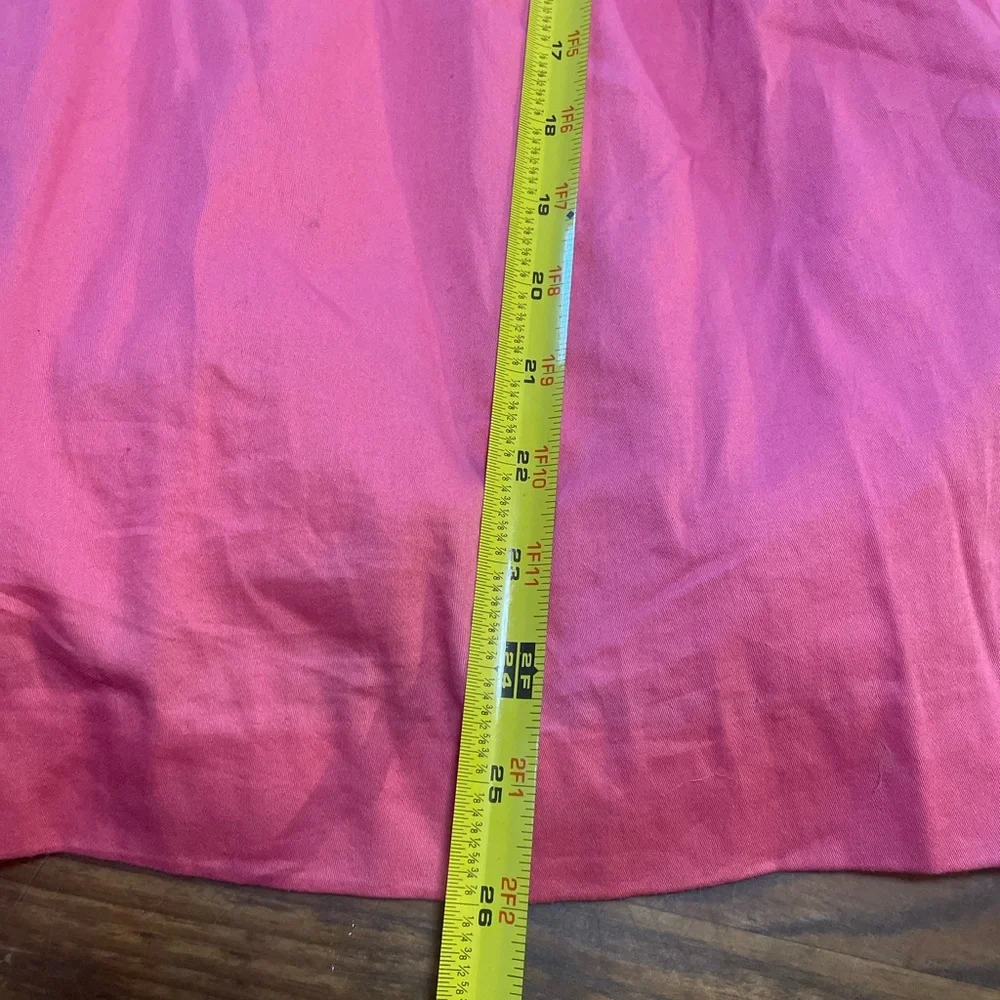 Lilly Pulitzer Pink Embroidered Seashell Strapless Dress, Size 2 Summer Flirty - Picture 9 of 9